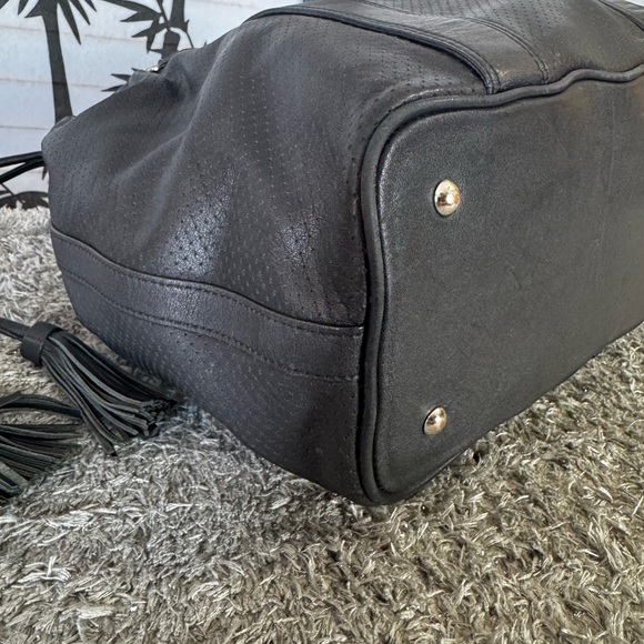 MCM Perforated calfskin leather bucket Tote Bag - Picture 11 of 12